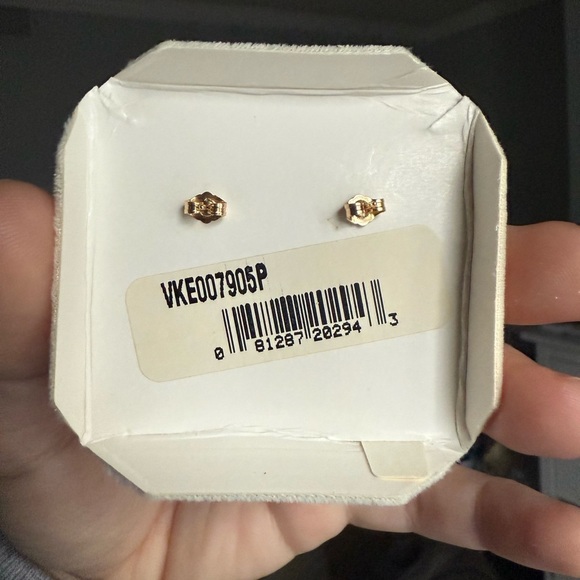 Van Dell 14K Gold Japanese Akoya Pearl Stud Earrings Vintage Mid Century NIB - Picture 13 of 14